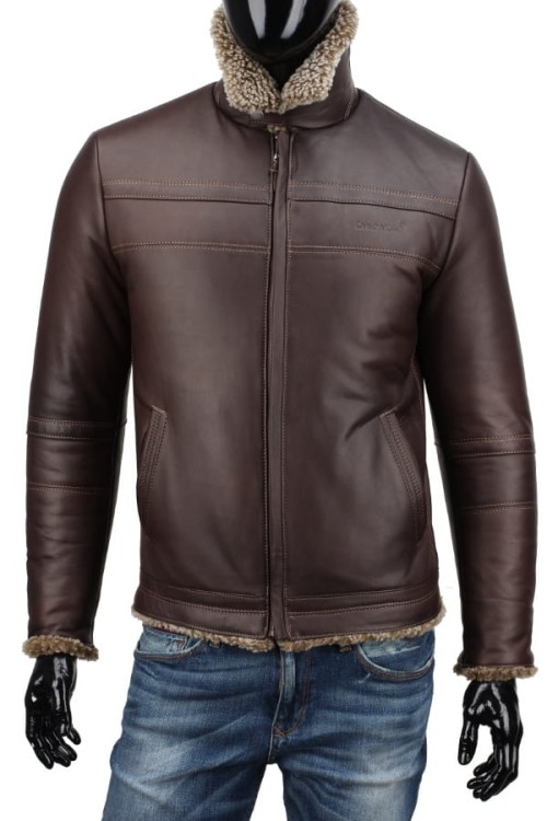 Kurtka skórzana męska - pilotka CM TMK124
