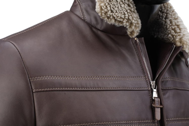Kurtka skórzana męska - pilotka CM TMK124