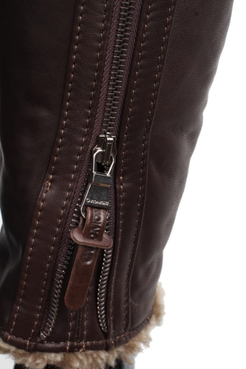 Kurtka skórzana męska - pilotka CM TMK124