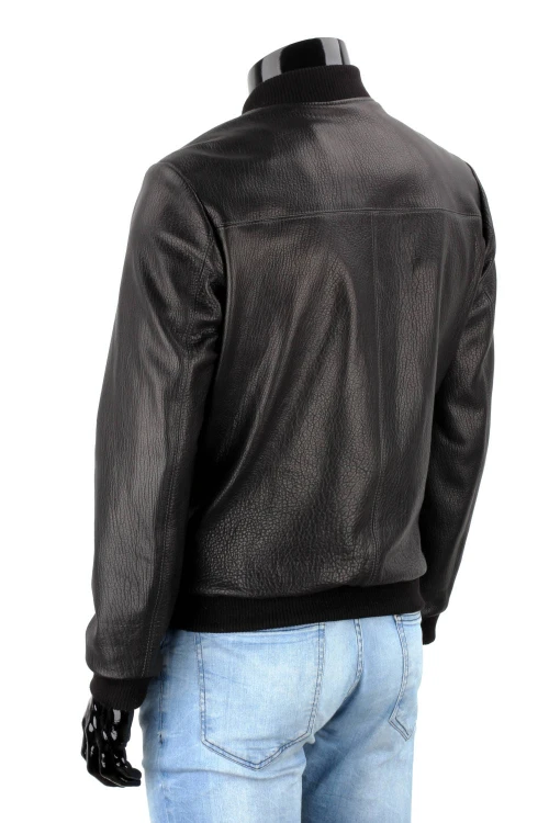 WOJ951GJ Bomberka męska z naturalnej skóry owczej PREMIUM